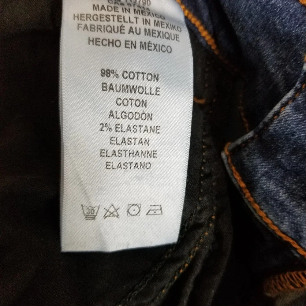 True Religion Rocco Relaxed Skinny Jeans Mens 38 Blue Indigo Horseshoe Pockets